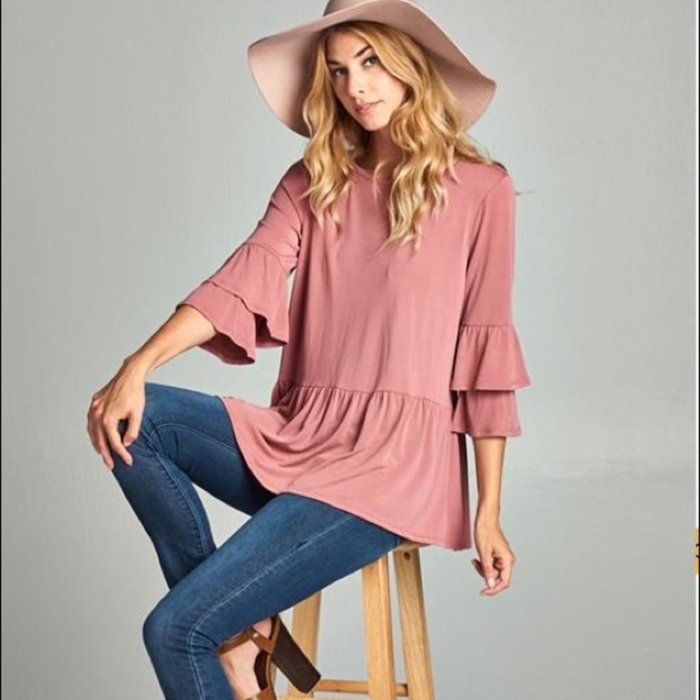 Peplum top large